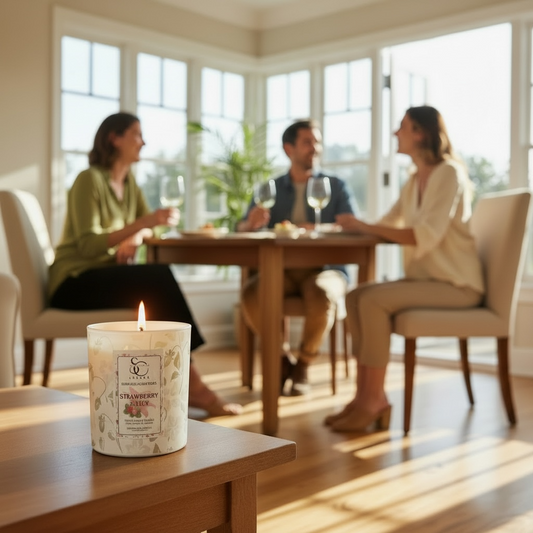 Strawberry & Lily – Luxury Soy Candle (30cl)