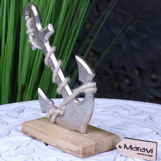 Malvan Metal Anchor Ornament Nautical Decor