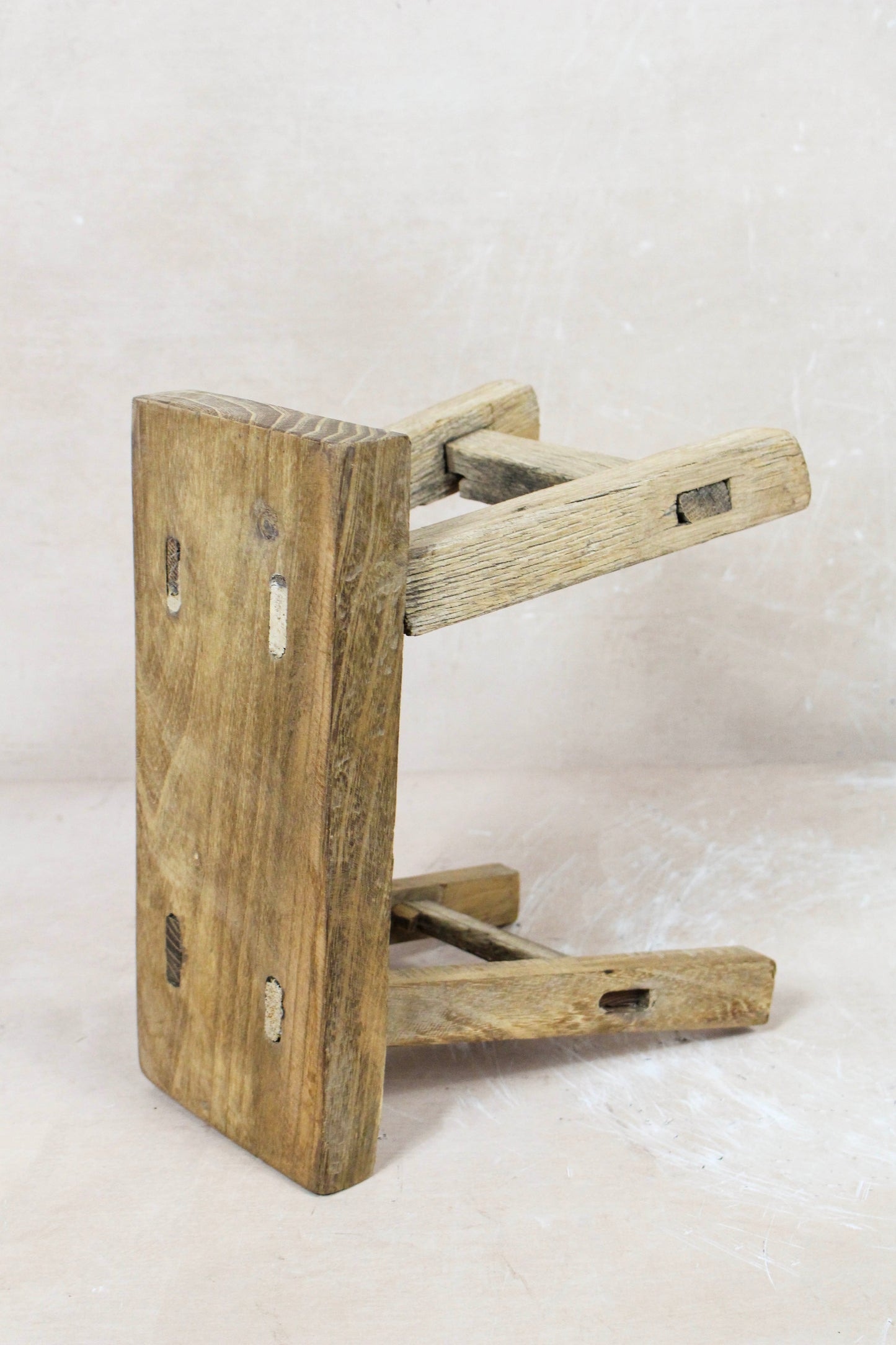 Vintage Rustic Stool Small - Elm wood - 69