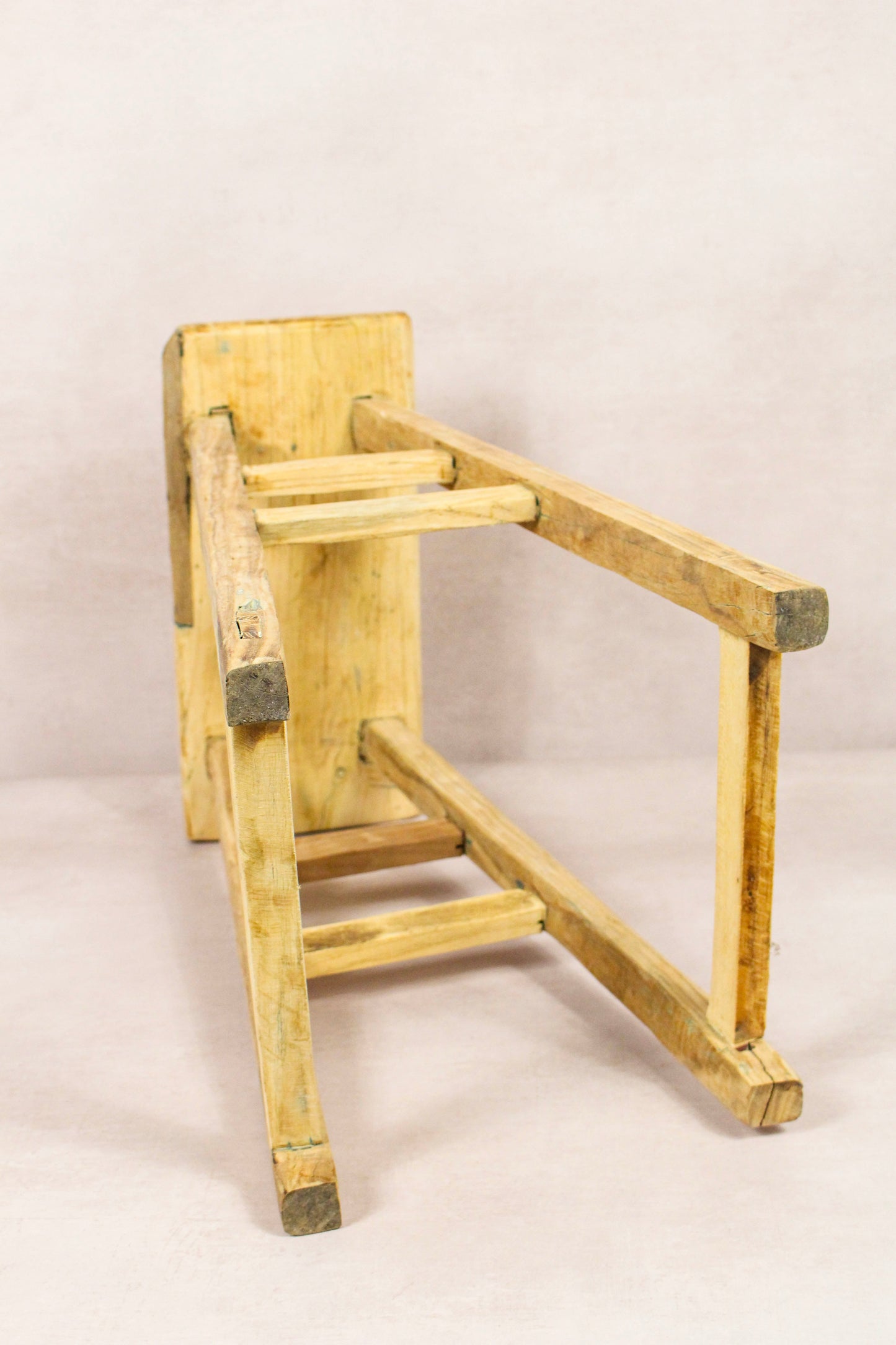 Vintage Rustic Stool - Elm wood - 179