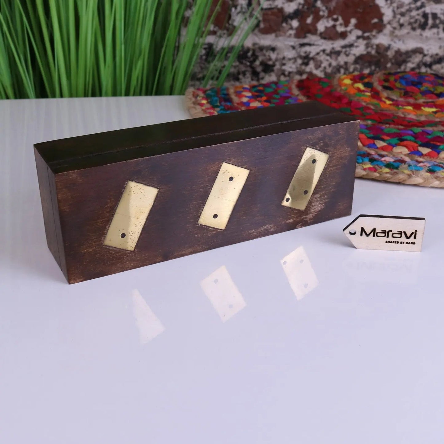 Mera Wooden Domino Set with Storage Box