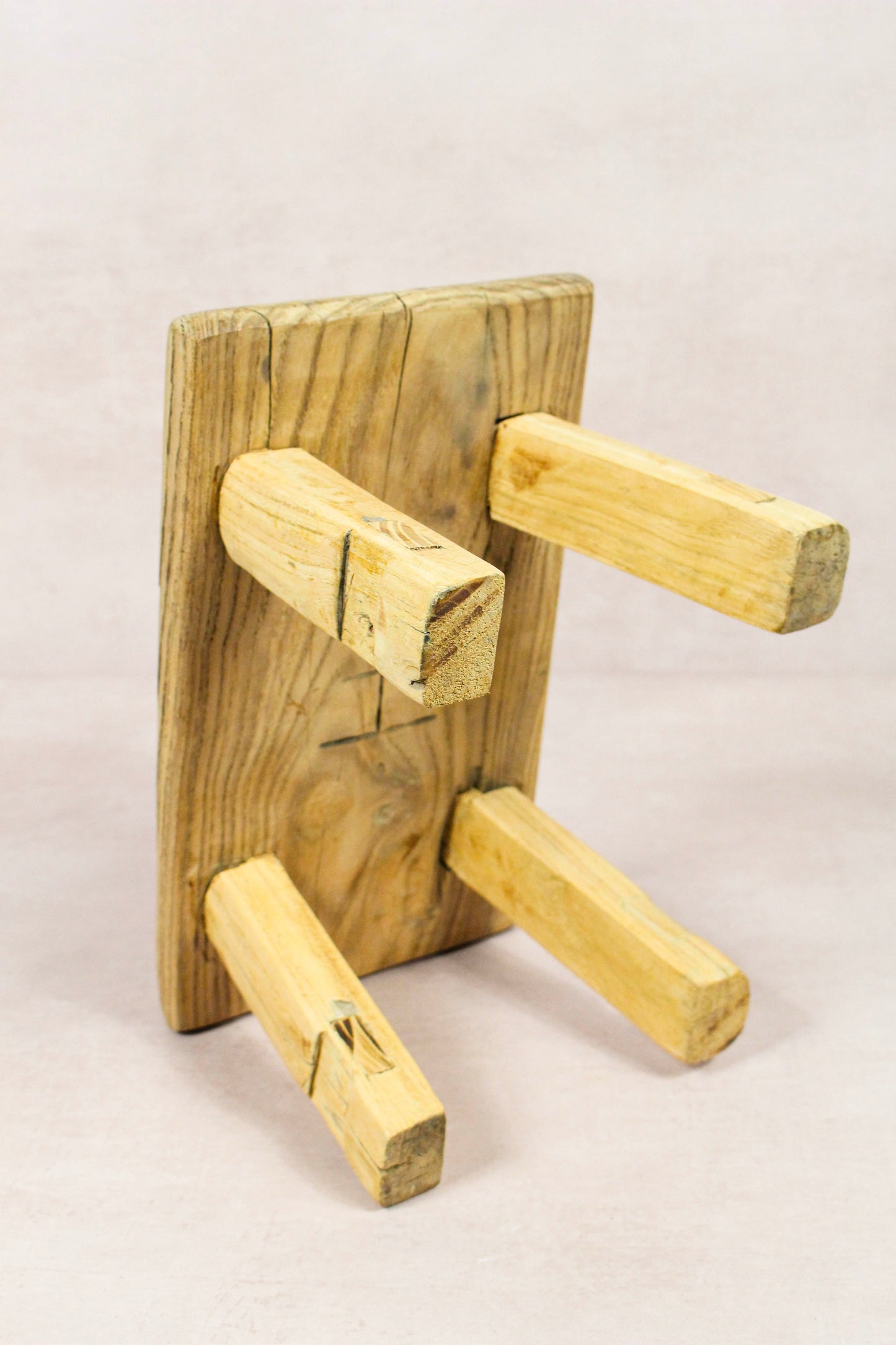 Vintage Rustic Stool - Elm wood - Small - 224
