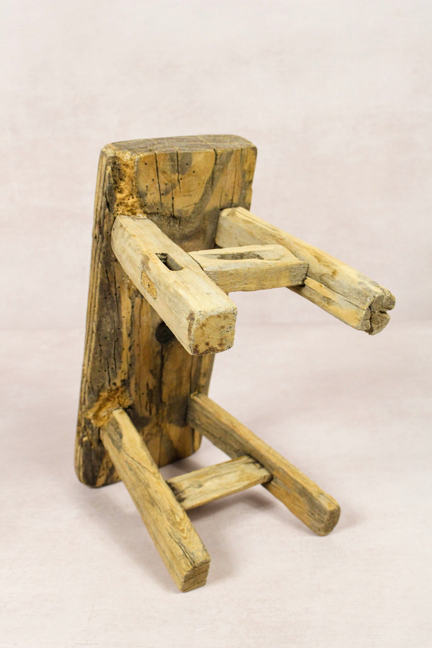 Vintage Rustic Stool - Elm wood - Small - 248