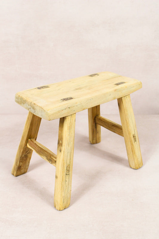 Vintage Rustic Stool - Elm wood - Small - 251