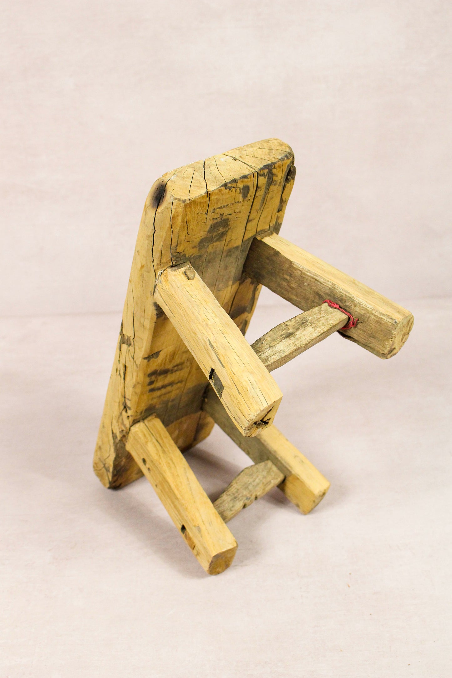 Vintage Rustic Stool - Elm wood - Small - 252