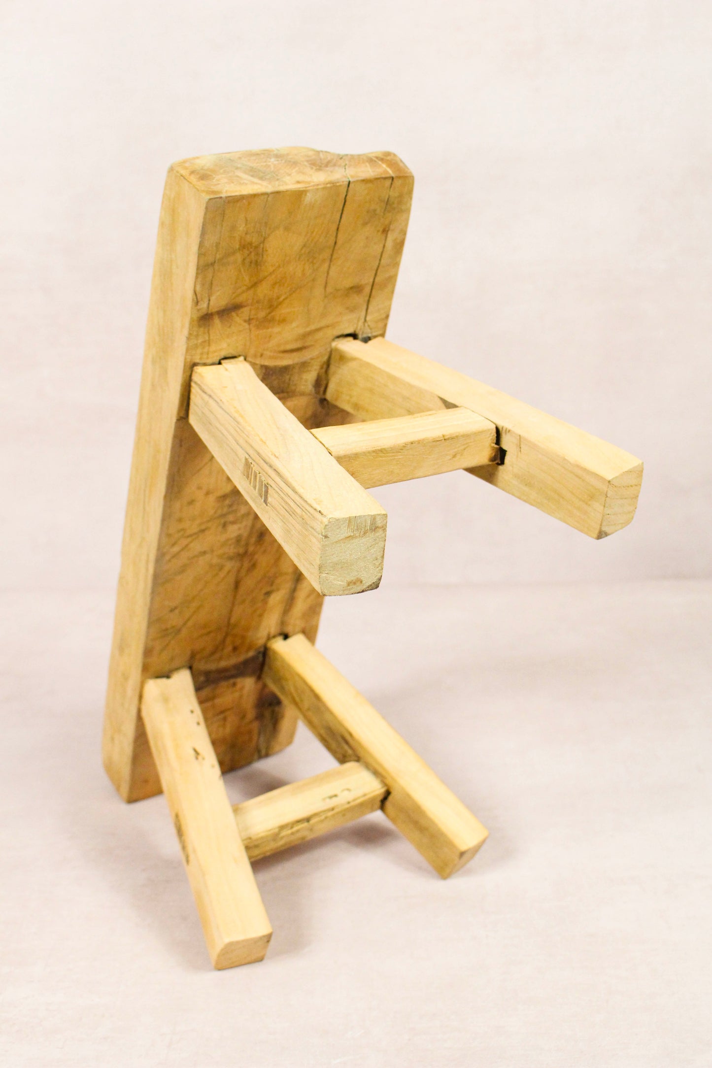 Vintage Rustic Stool - Elm wood - Small - 253