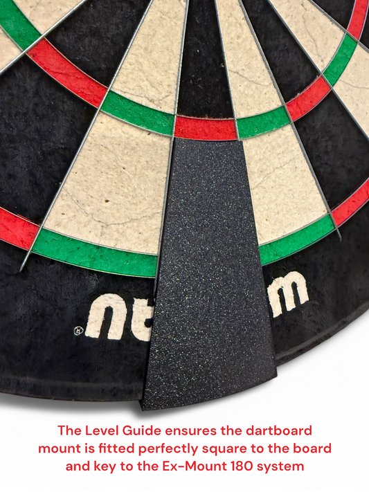 EZ-Mount 180 Dartboard Mount | Guaranteed Level Dartboard 100% of the Time | Board Rotation Support | UK Designed & Produced