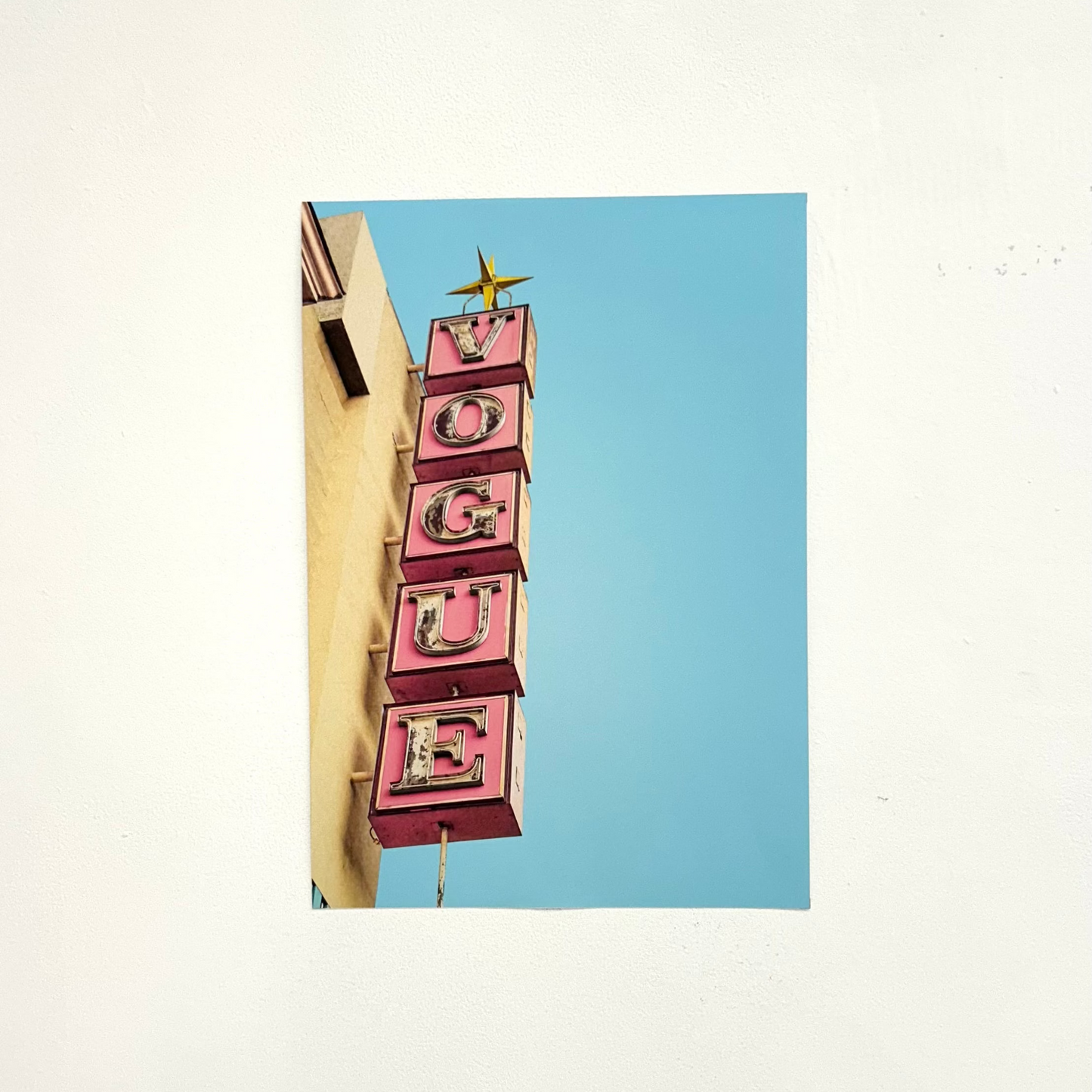 Vogue Hollywood Sign Print