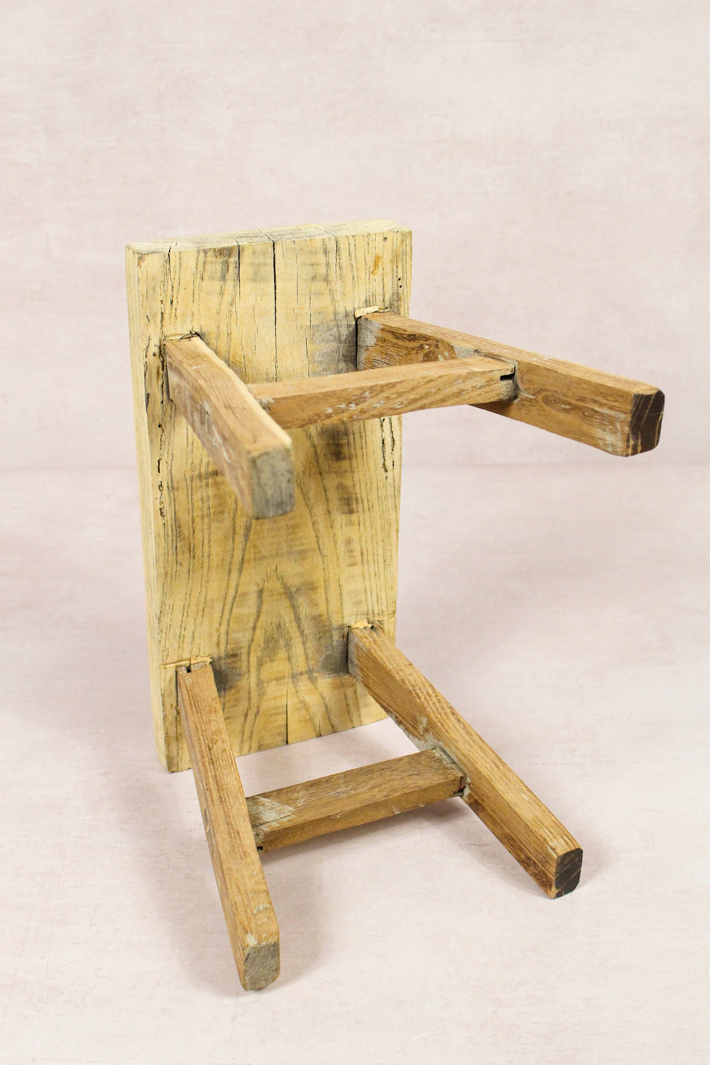 Vintage Rustic Stool - Elm wood - Small - 278