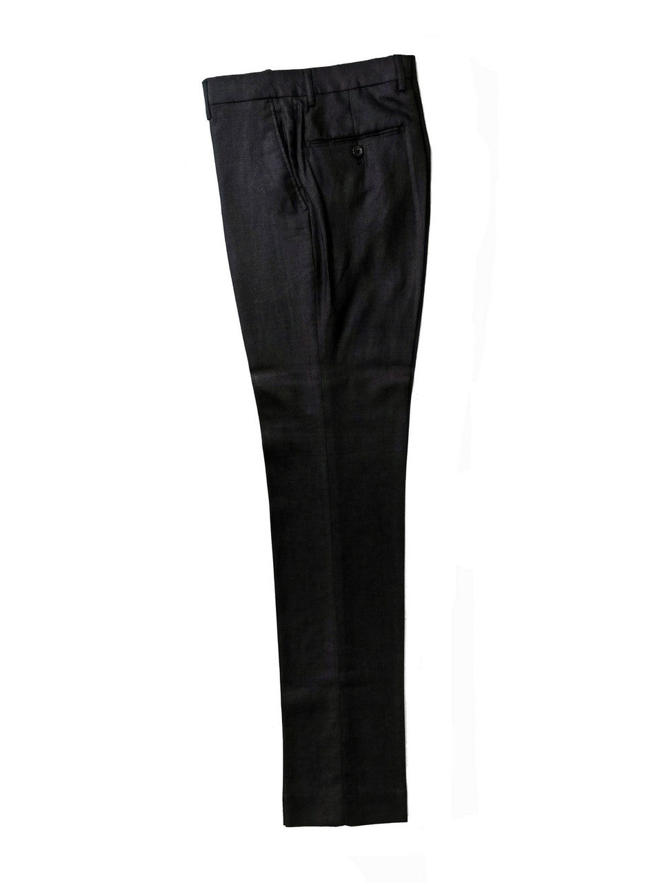 Black Double Breasted Linen Suit