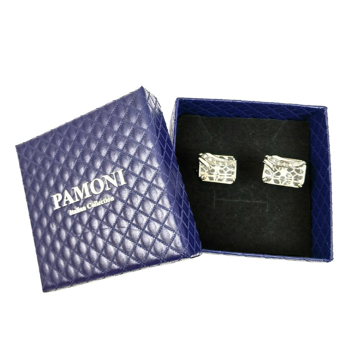 Silver Wing Design Rectangular Cufflinks