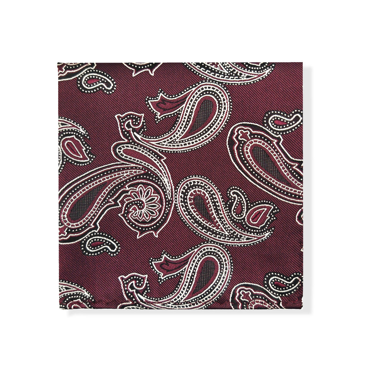 Purple Paisley Tie & Pocket Square Set