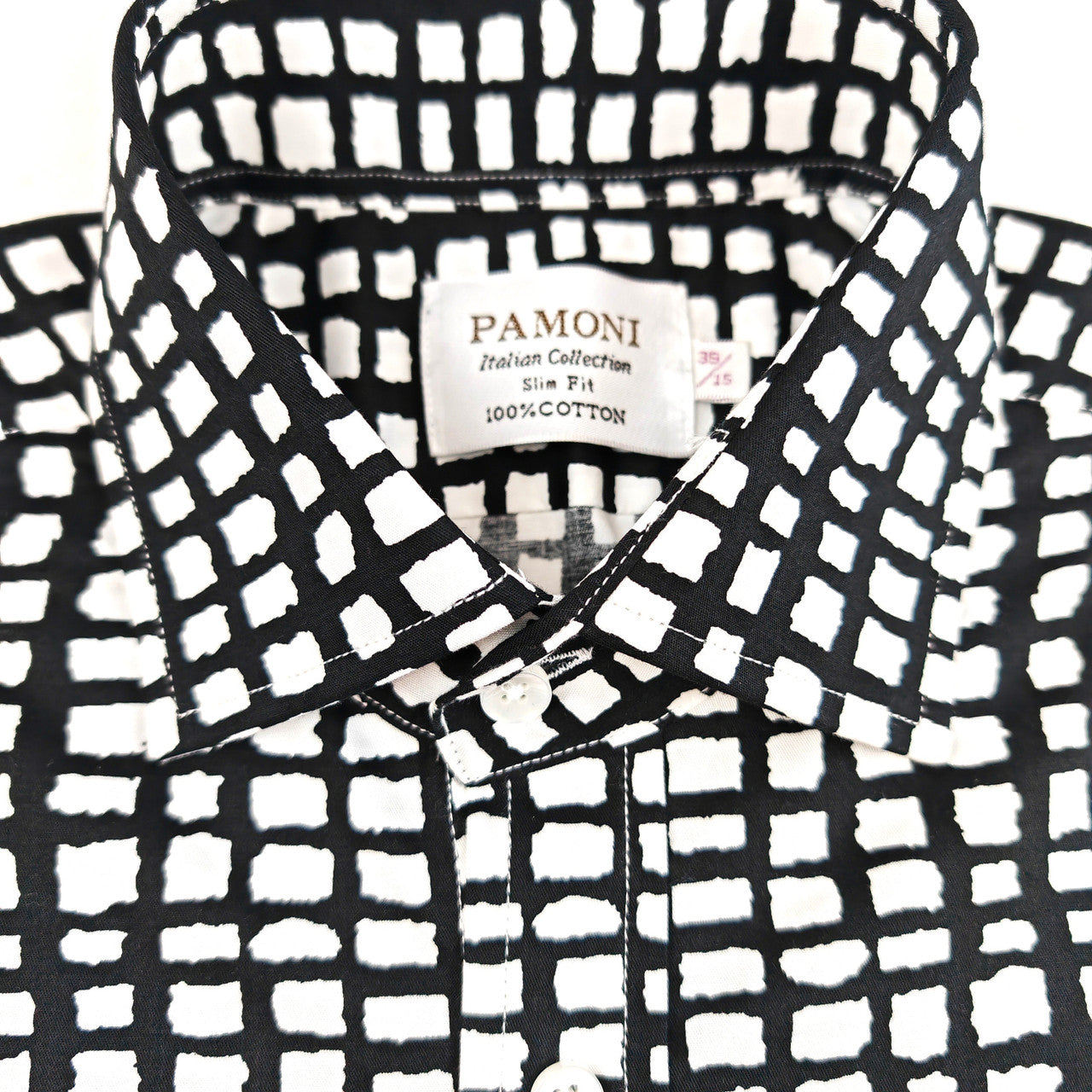 Black and White Checkered Shirt