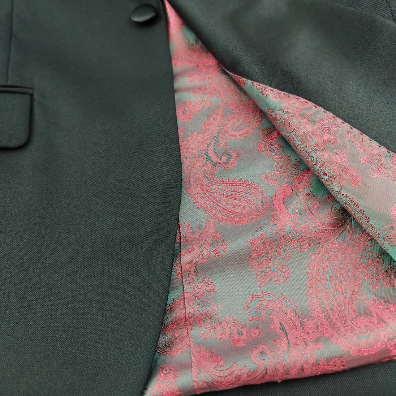 Classic Black 3-Piece Tuxedo – Satin Peak Lapel
