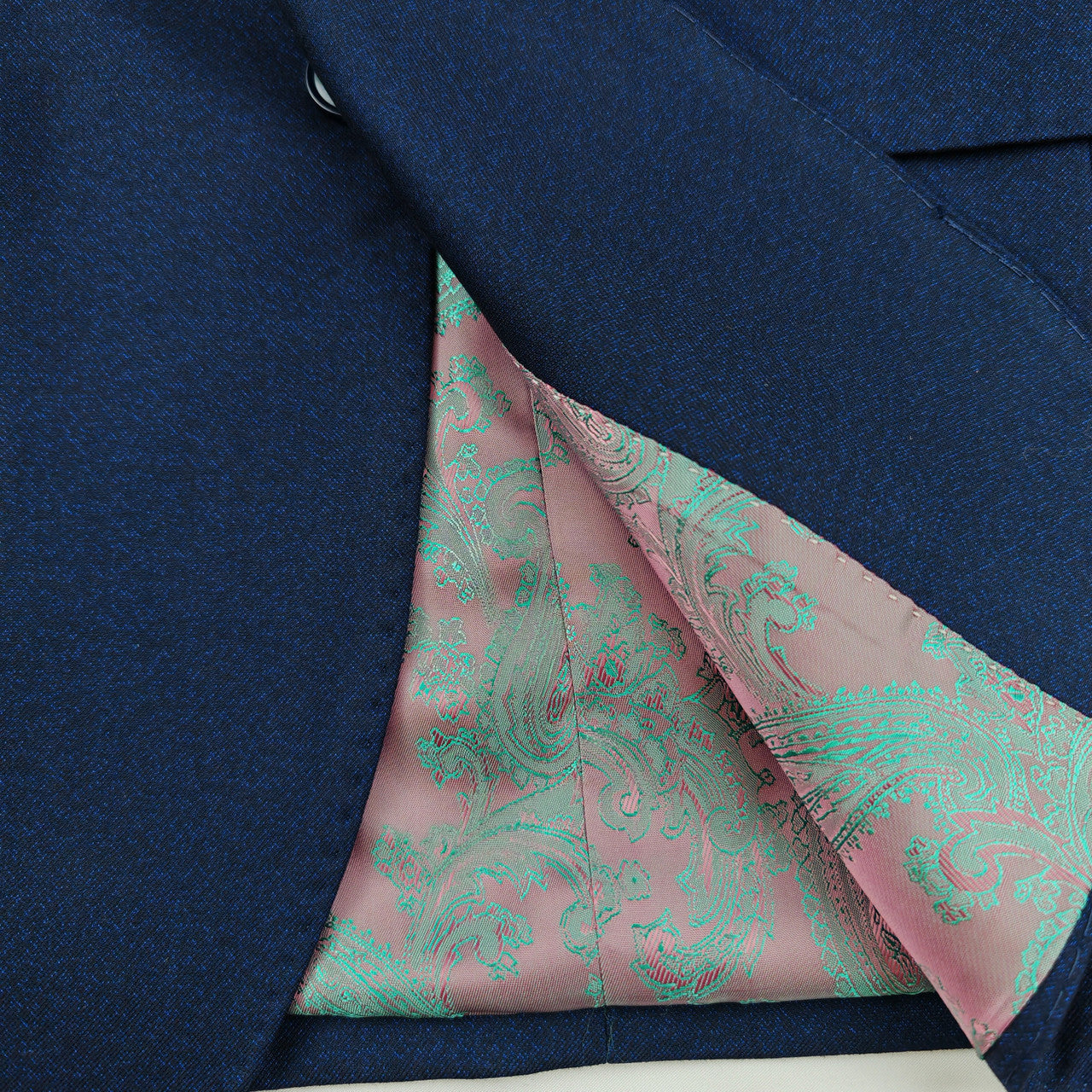 Men’s Navy Blue 3-Piece Slim Fit Suit