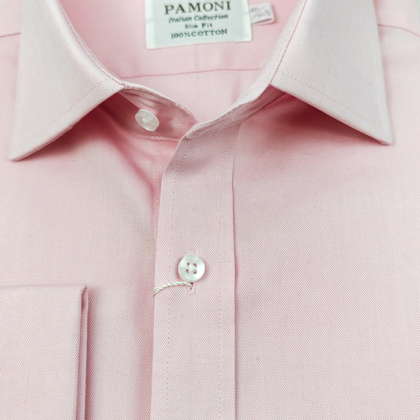 Men’s Pink Oxford Slim Fit Shirt