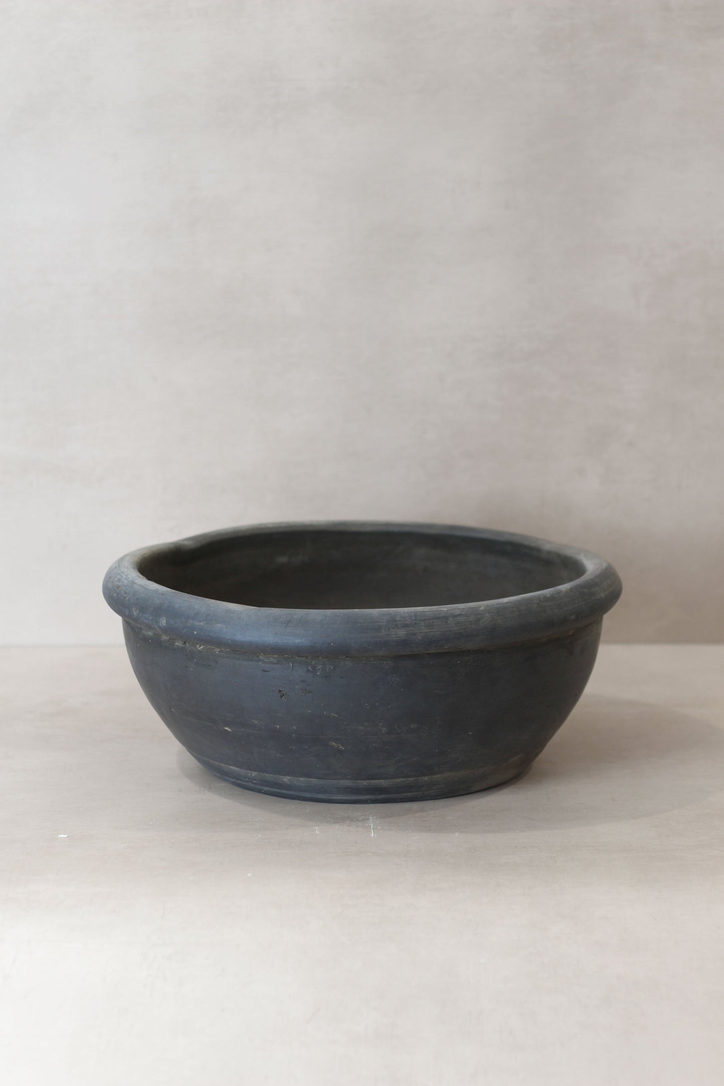 Wabi Sabi Antique Matt Grey Terracotta Bowl - OGB 03