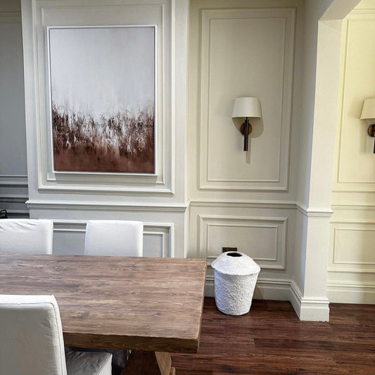 Landa Portrait Framed Printed Canvas