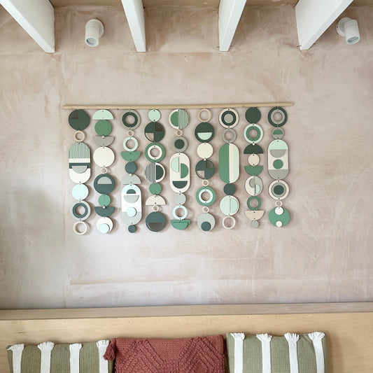 Green Wall Art - Home Decor - Modern Wall Art - Large Centre Piece Art - Wall Tapestry