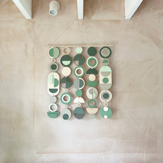 Green Wall Art - Home Decor - Modern Wall Art - Large Centre Piece Art - Wall Tapestry