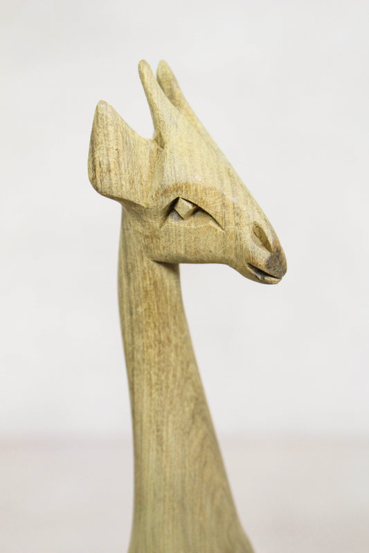 Swazi Giraffe sculptures - wood - 64.6