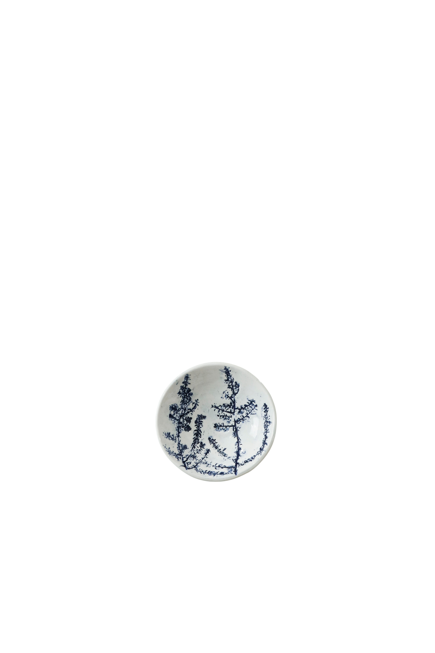 Cobalt Blue Fynbos Ceramic Plate - n°11