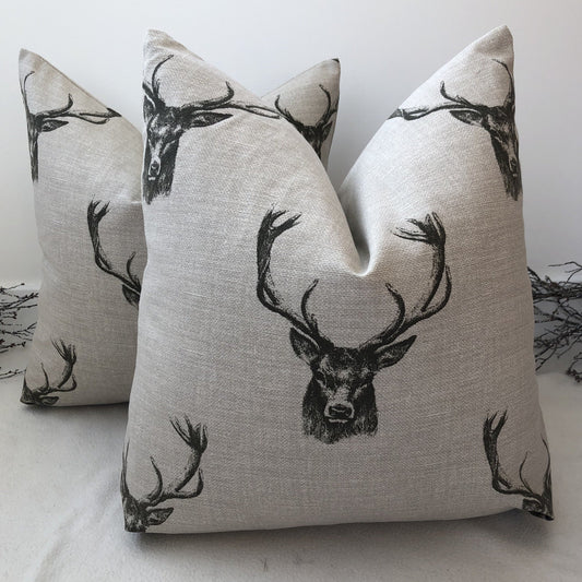 The Couture Cushion - The Beige Stag (Discontinued)