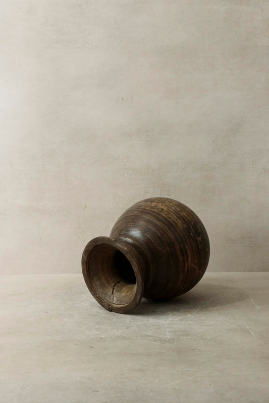 Vintage Teak Vase - 57.2
