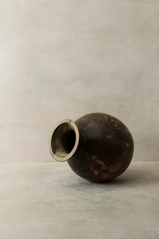 Vintage Teak Vase - 57.5