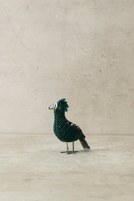 Beaded standing bird - B1