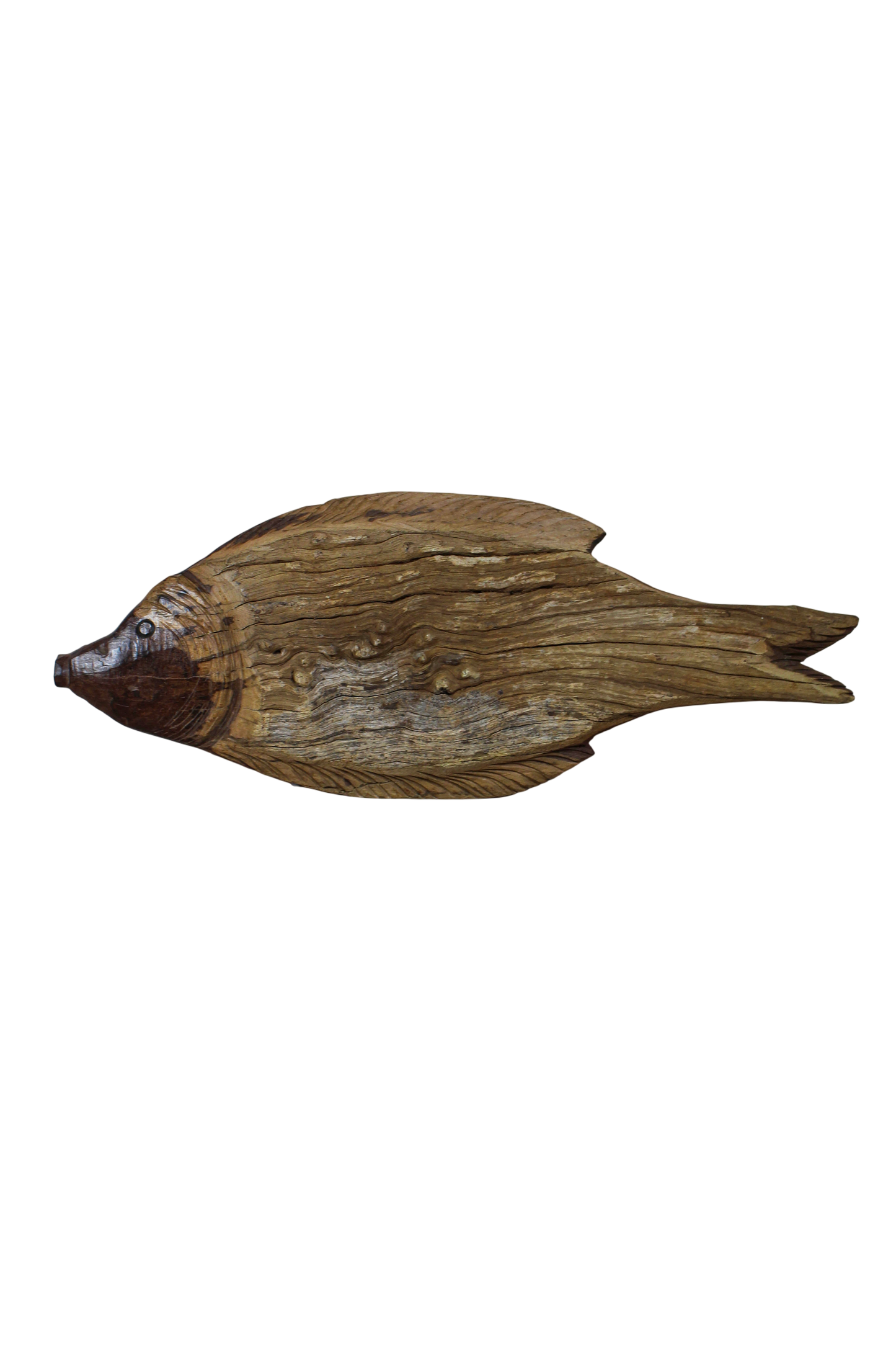 Driftwood Hand Carved Fish - 116.1