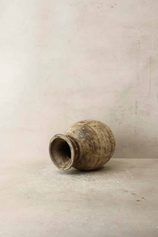 Vintage Teak Vase - 54.7