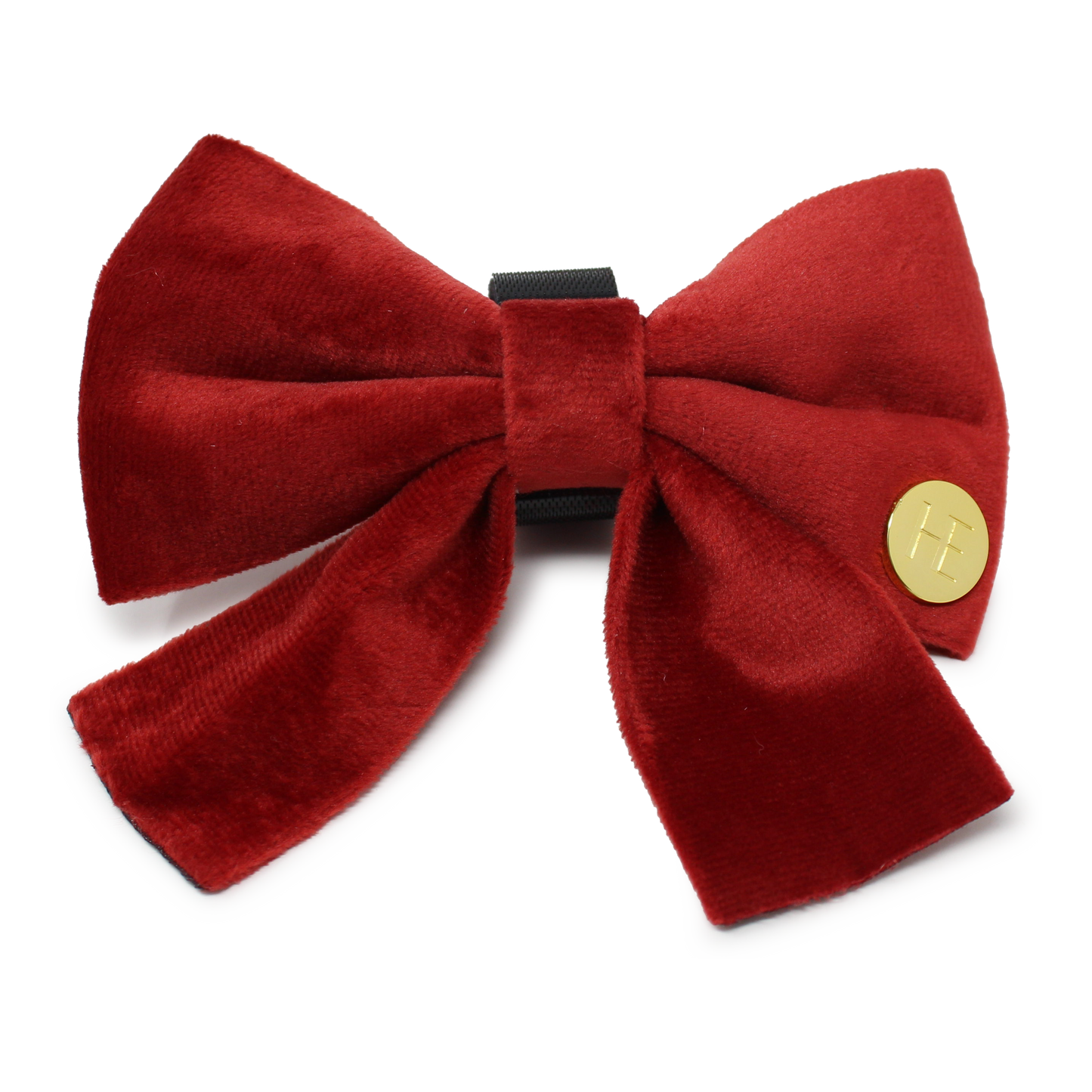 Ruby Red Velvet Sailor Bow Tie
