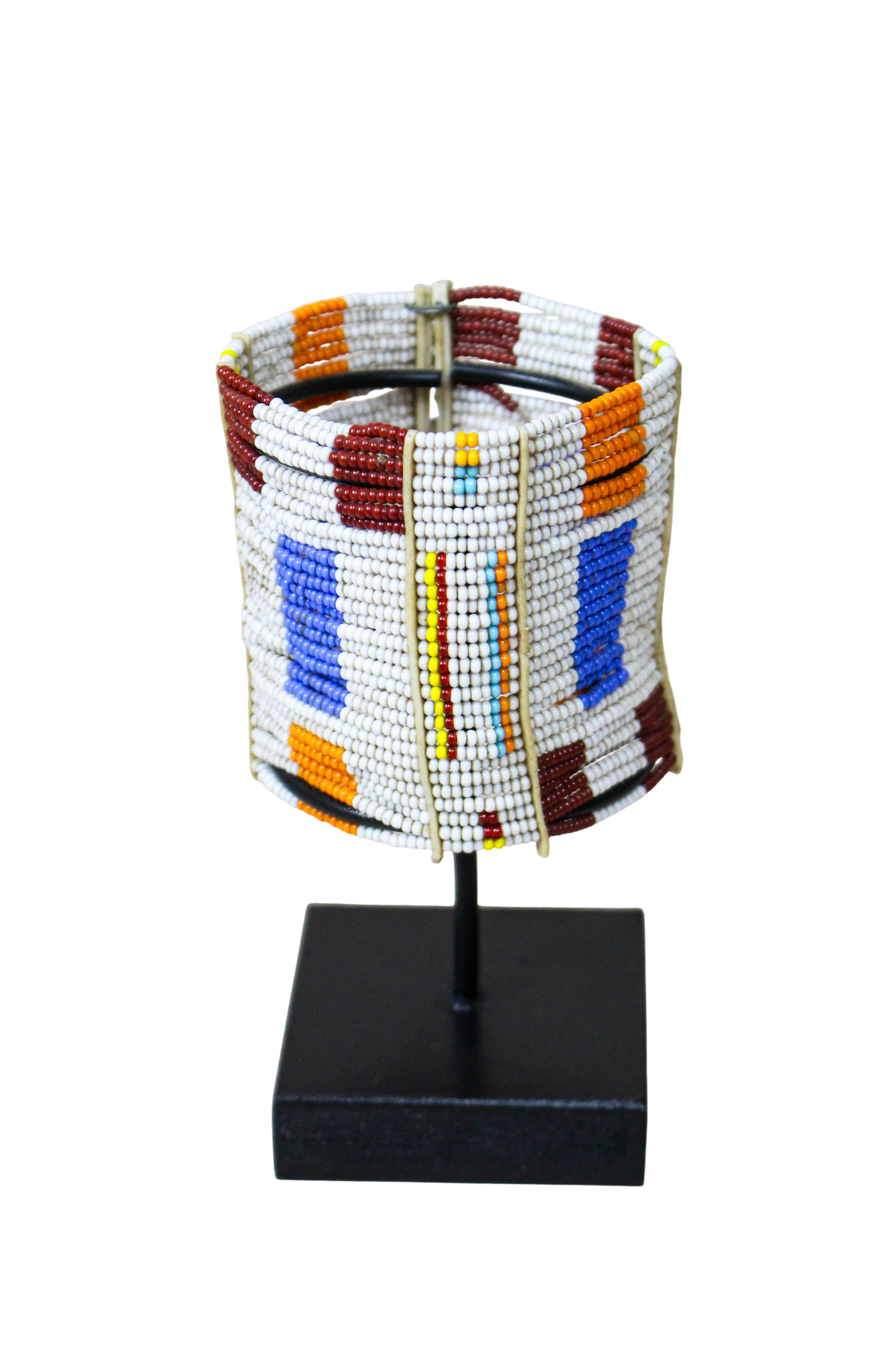 Beaded Masai Cuff Bracelet - 120.4