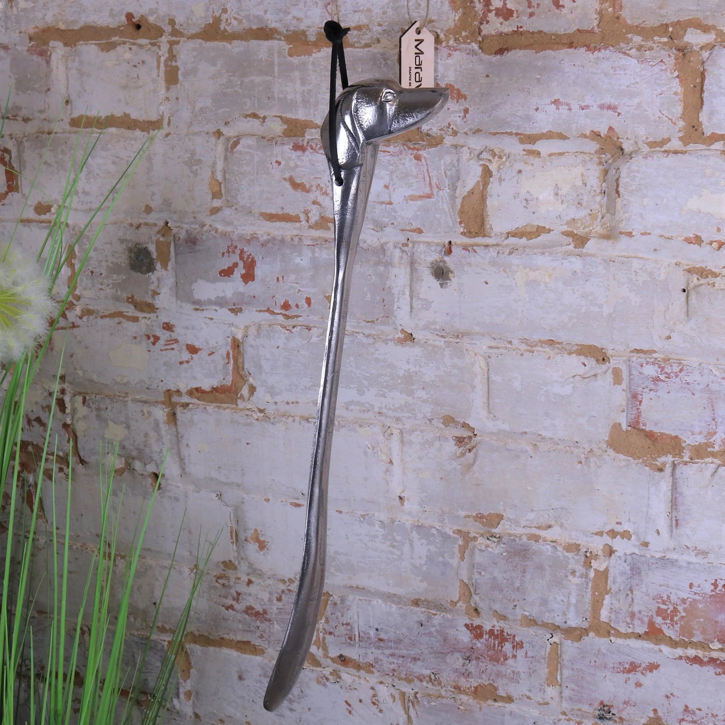 Khosa Animal Head Antique Style Metal Shoe Horn