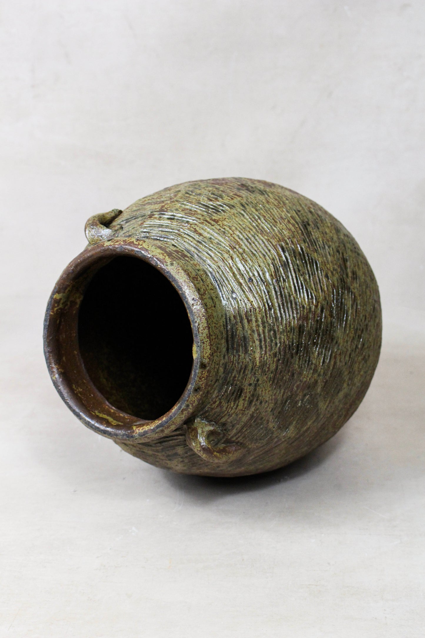 Antique Earthenware Preserve Pots - AEP 9