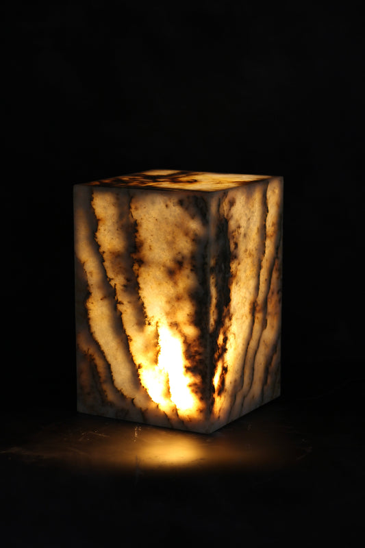 Onyx Side Table Pedestal - Hollow - No 11