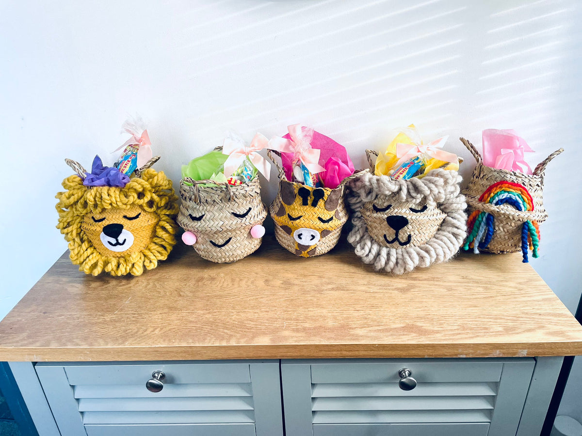 Yellow Lion Basket - Mini