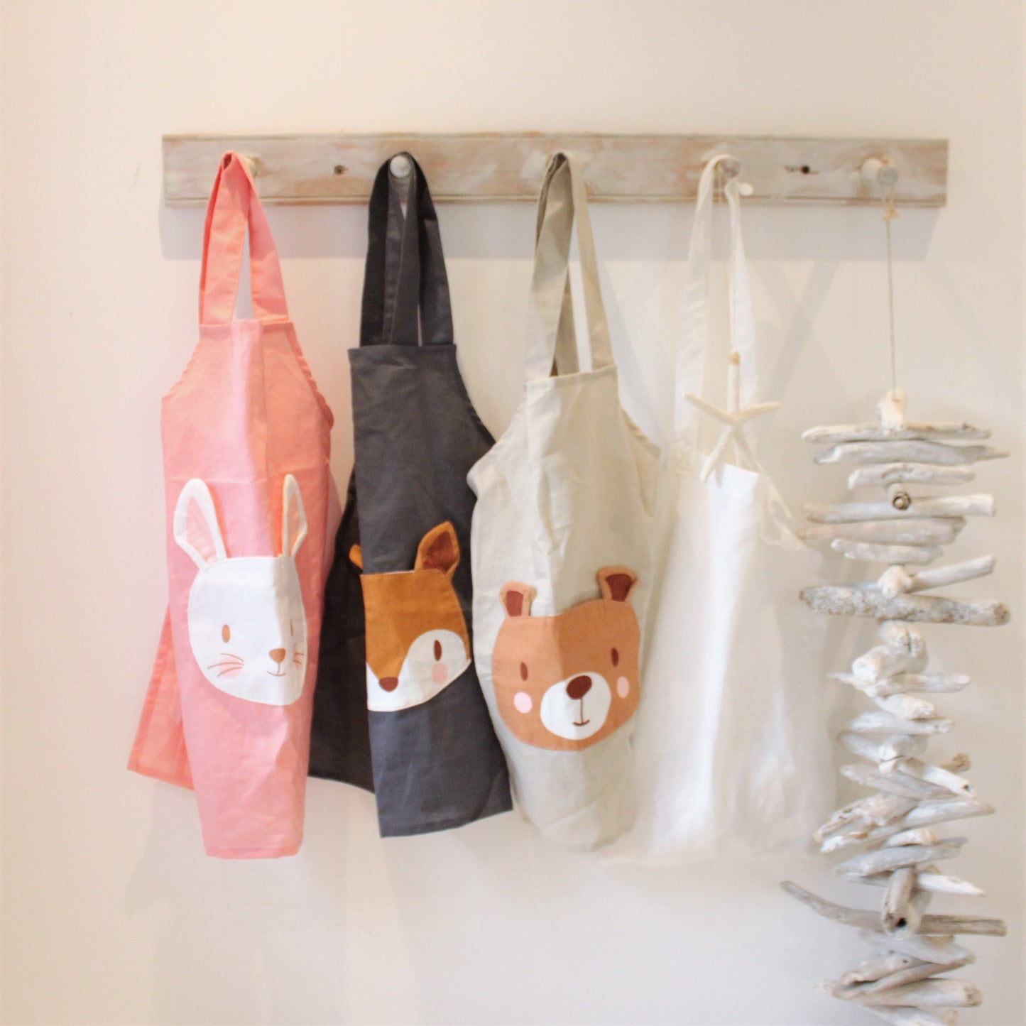 Fox Linen Apron