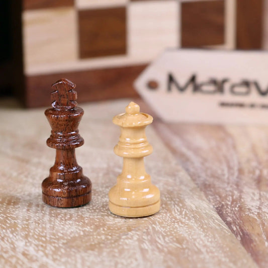 Shatranj Wooden Chess Set 18cm