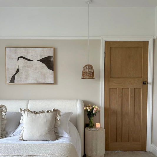 Gigi III Portrait Framed Printed Canvas