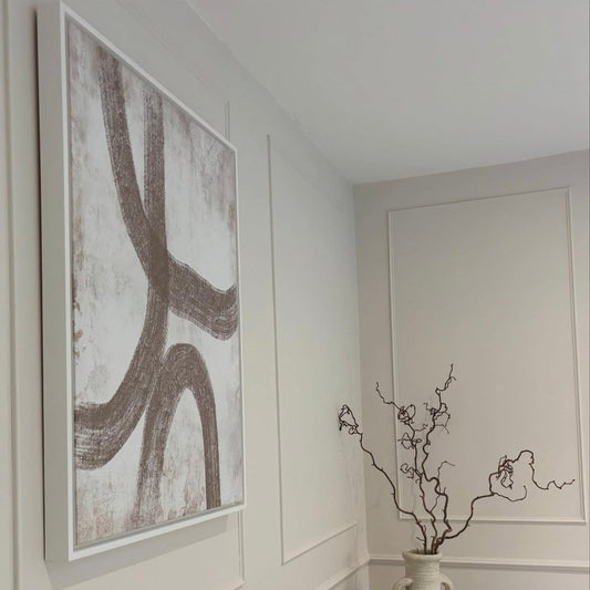 Myro I Portrait Framed Printed Canvas