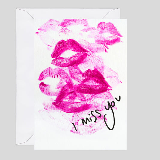 Sara Pope - I Miss You - Greetings Card