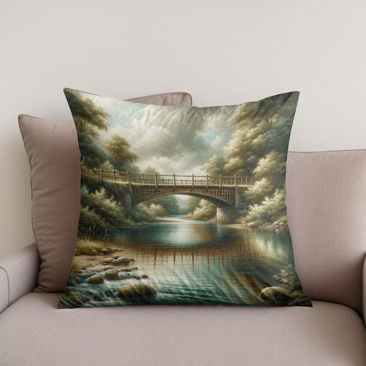 Nostalgic Echoes Cotton Cushion
