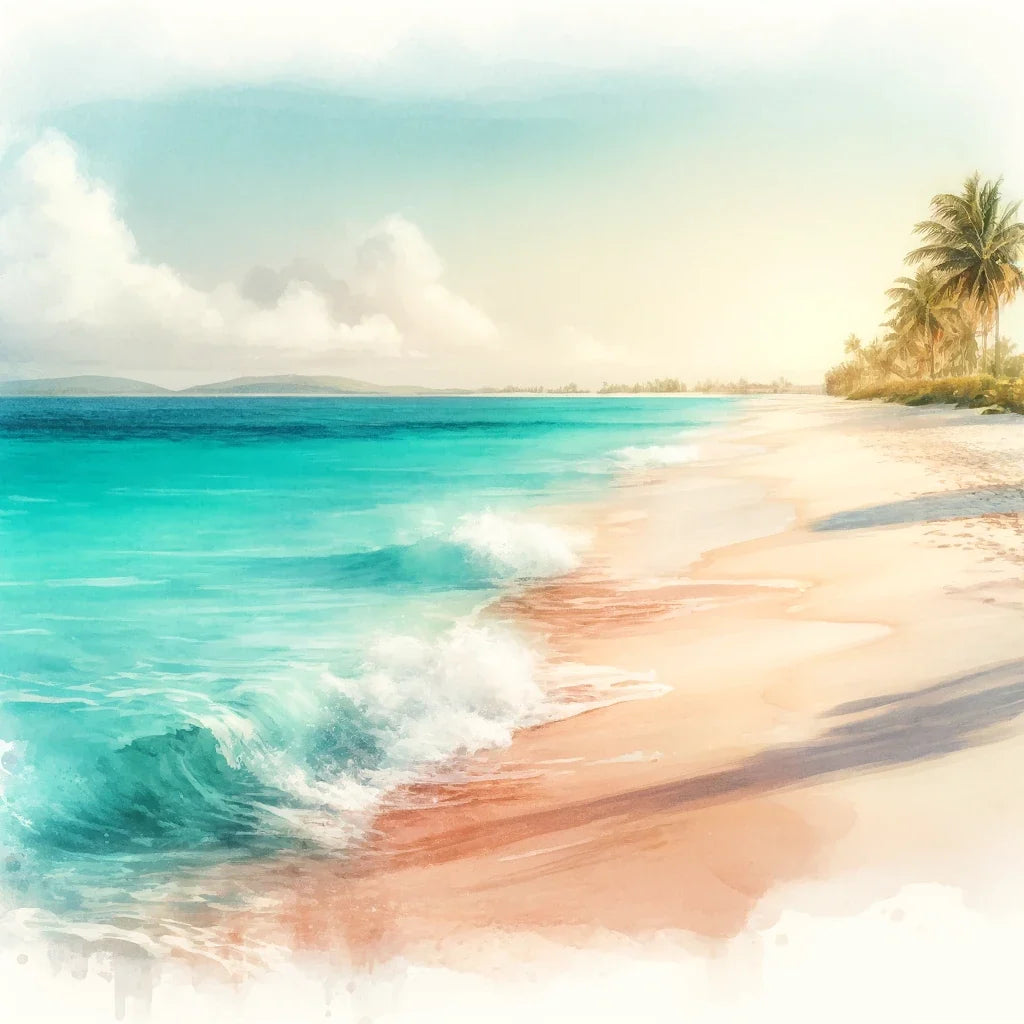 Idyllic Beach Canvas