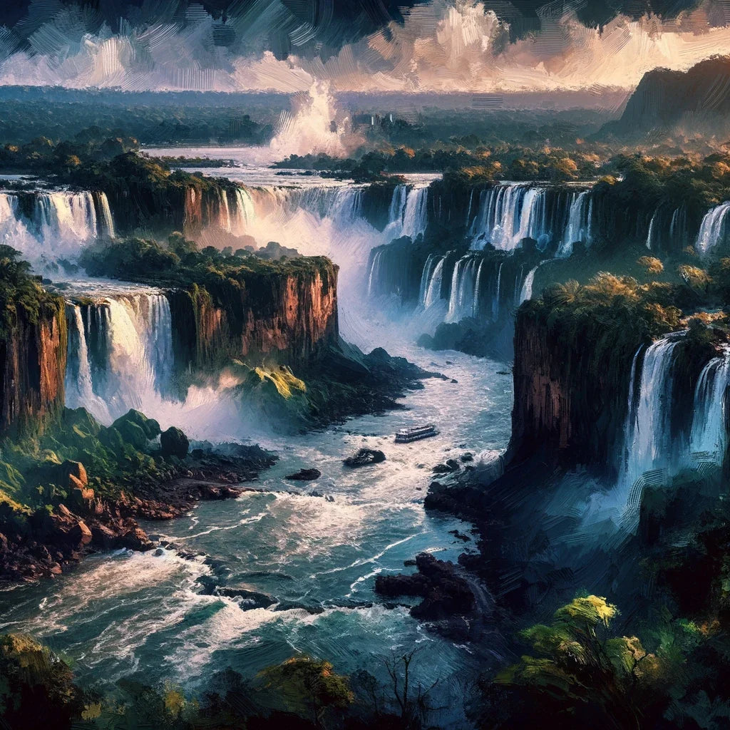 Iguazu Falls Wonder Canvas