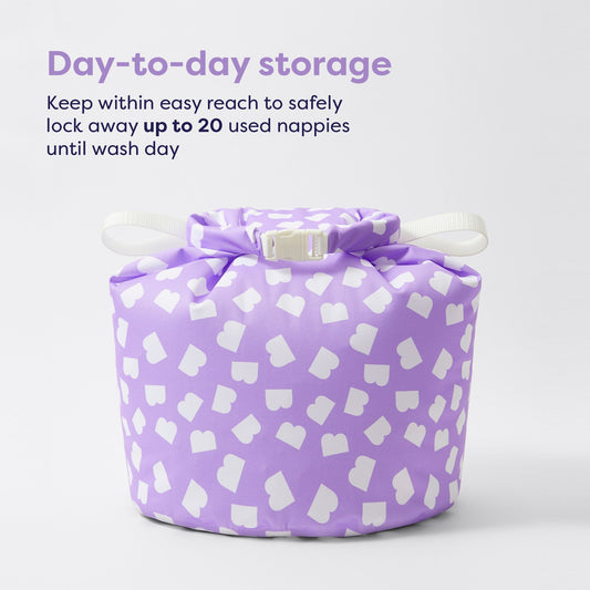 Stay At Home Wet Nappy Bag in Brave