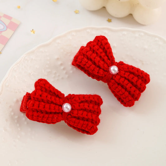 Hair Clip Bow and Star