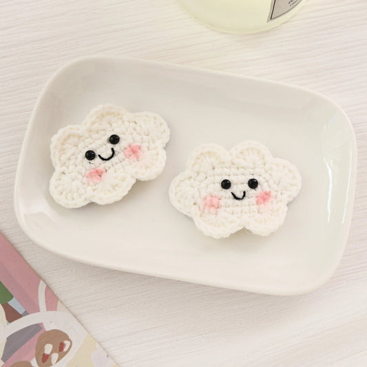 Smiley Cloud Hairclip