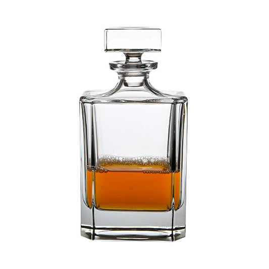 Crystal Spirit Square Decanter - 0.7Ltr